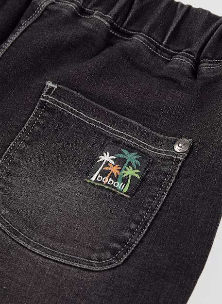 Bermuda denim Gris 4 - vertbaudet enfant 