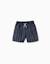 Short de bain à rayures avec cordon de serrage Bleu foncé 2 - vertbaudet enfant 