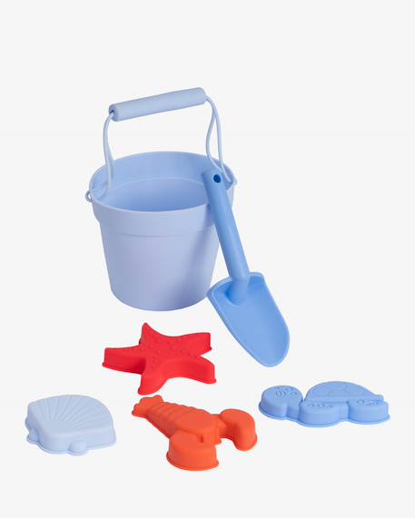 Set de jeux de plage avec accessoires Bleu+Rose 5 - vertbaudet enfant 