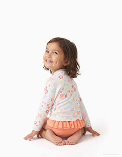 -Ensemble de bain avec protection uv 40+ et motif plage