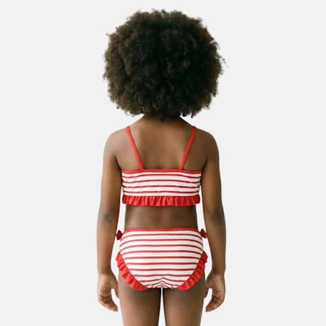Maillot de bain fille 2 pièces motif minnie Rouge 3 - vertbaudet enfant 