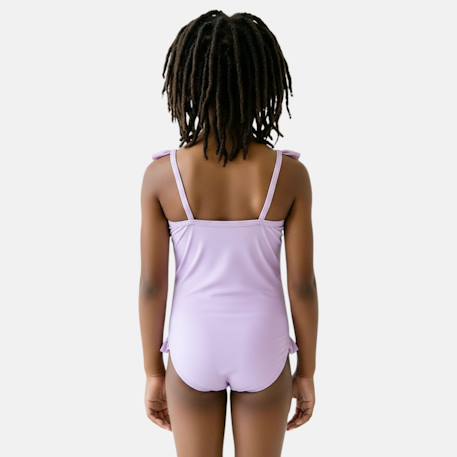 Maillot de bain bretelles asymétriques fille la reine des neiges Mauve 3 - vertbaudet enfant 