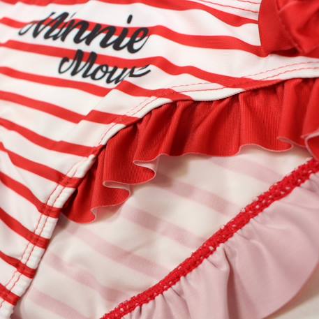 Maillot de bain fille 2 pièces motif minnie Rouge 6 - vertbaudet enfant 