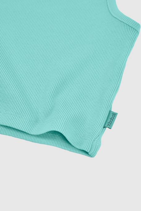 Débardeur fille coton Vert 4 - vertbaudet enfant 