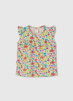 T-shirt fille en jersey imprimé  - vertbaudet enfant