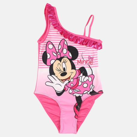 Maillot de bain enfant imprimé minnie Fushia+Rose 8 - vertbaudet enfant 