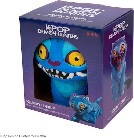 Jouet Derpy squishy anti stress enfant - Kpop demon hunters Bleu 2 - vertbaudet enfant 