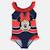 Maillot de bain fille 1 pièce bleu marine à volants motif personnage minnie Rouge 4 - vertbaudet enfant 