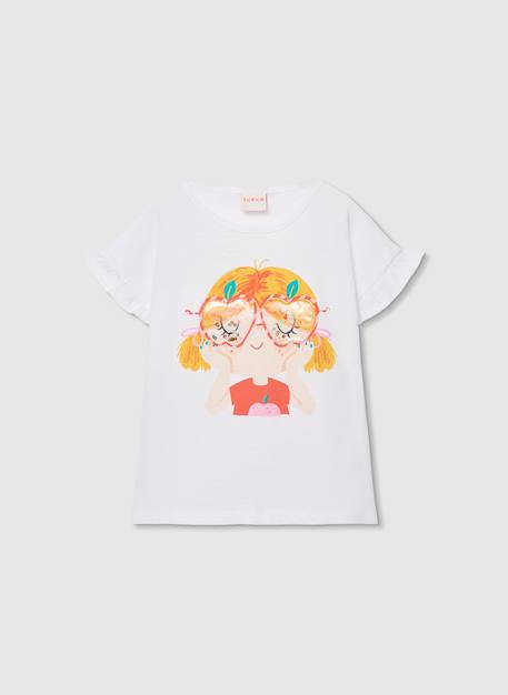 Fille-T-shirt fille en coton