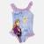 Maillot de bain bretelles asymétriques fille la reine des neiges Mauve 4 - vertbaudet enfant 