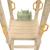 Aire de jeux toboggan - balançoires - mur d'escalade plaqueminier bois h240cm Maron - vert kaki 6 - vertbaudet enfant 