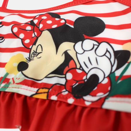 Maillot de bain fille 2 pièces motif minnie Rouge 5 - vertbaudet enfant 