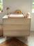 Chambre bébé 3 pièces , lit bébé 120x60, commode à langer 3 tiroirs , armoire 3 portes et 1 niche - décor bois hêtre cendré - opaline Beige 6 - vertbaudet enfant 