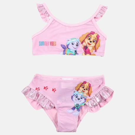 Maillot de bain deux pièces enfant imprimé pat patrouille Rose 4 - vertbaudet enfant 
