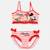 Maillot de bain fille 2 pièces motif minnie Rouge 4 - vertbaudet enfant 