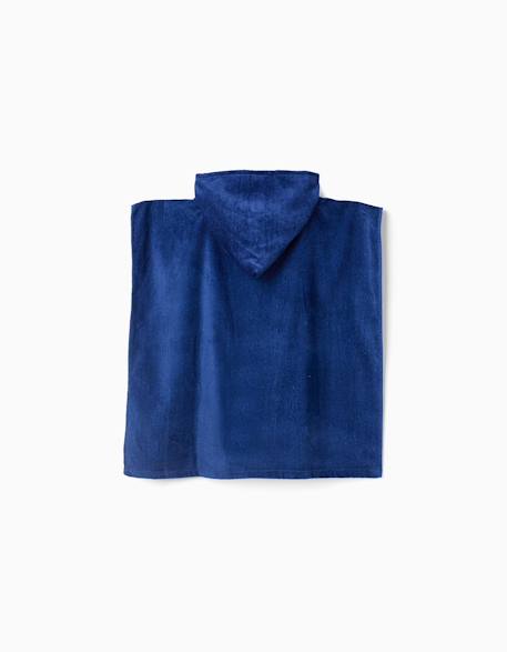 Poncho de plage à capuche en coton avec spider-man Bleu foncé 3 - vertbaudet enfant 
