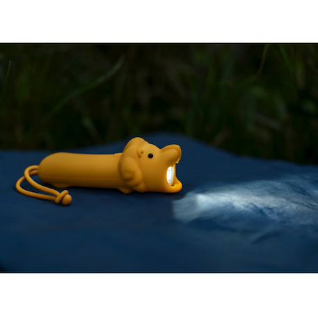 Lampe torche animaux en silicone pour enfants Beige+Bleu ciel+Camel+Écru+Marron+Orange+Rose+Taupe+Vert 34 - vertbaudet enfant 