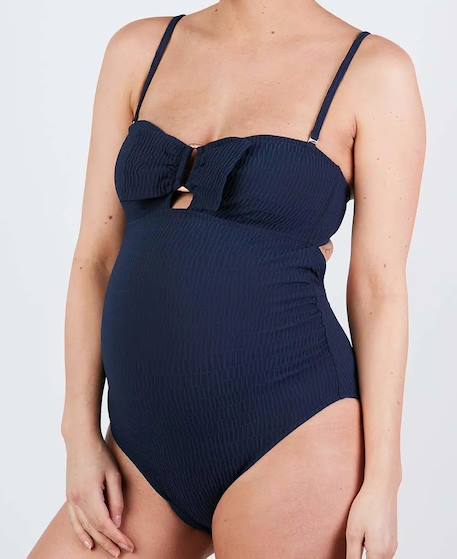 Maillot de bain de grossesse bamboo Marine 2 - vertbaudet enfant 