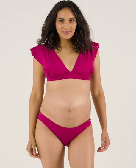 Bikini de grossesse bloom Fuschia+Kiwi+Noir 3 - vertbaudet enfant 