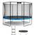 Trampoline ø 360cm + filet de sécurité + échelle + bâche - punchi 360 bleu Bleu 1 - vertbaudet enfant 