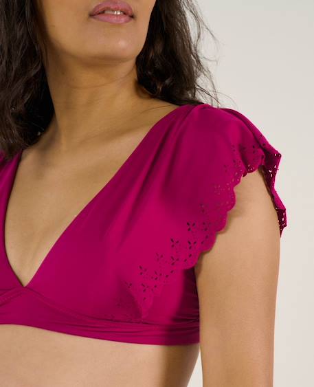 Bikini de grossesse bloom Fuschia+Kiwi+Noir 6 - vertbaudet enfant 