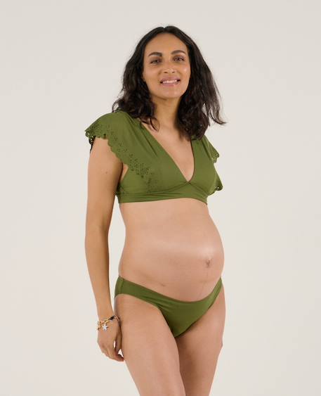 Bikini de grossesse bloom Fuschia+Kiwi+Noir 9 - vertbaudet enfant 