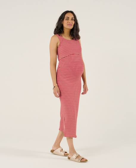 Robe beachwear de maternité dinard Blanc+Rouge 8 - vertbaudet enfant 
