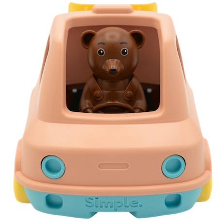 Camion pompier de petit ours brun menthe Pêche 4 - vertbaudet enfant 