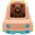Camion pompier de petit ours brun menthe Pêche 4 - vertbaudet enfant 