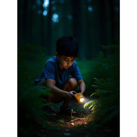 Lampe torche animaux en silicone pour enfants Beige+Bleu ciel+Camel+Écru+Marron+Orange+Rose+Taupe+Vert 36 - vertbaudet enfant 