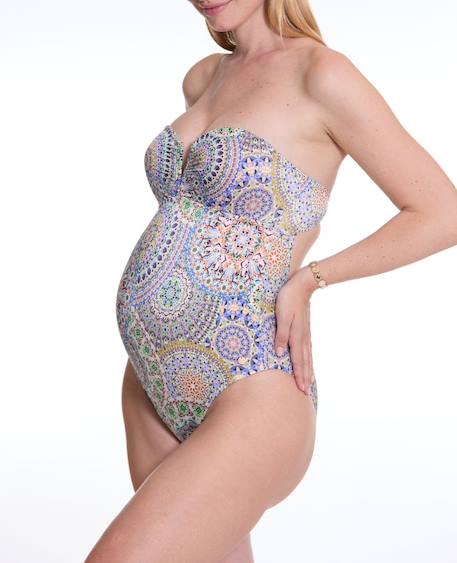 Maillot de bain de maternité mandala Multico 3 - vertbaudet enfant 