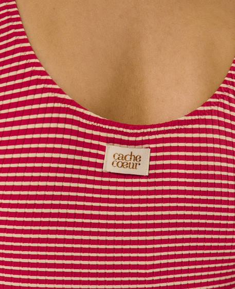Robe beachwear de maternité dinard Blanc+Rouge 12 - vertbaudet enfant 