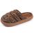 Chaussons mules matière sherpa, semelle bloup extra confort Ivoire+Léopard camel 7 - vertbaudet enfant 
