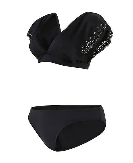Bikini de grossesse bloom Fuschia+Kiwi+Noir 16 - vertbaudet enfant 
