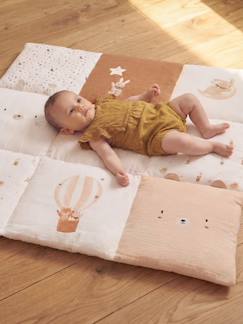 Jouet-Premier âge-Tapis de sol patchwork coton