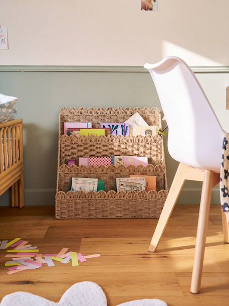 Bibliothèque feston corde de papier beige 1 - vertbaudet enfant 