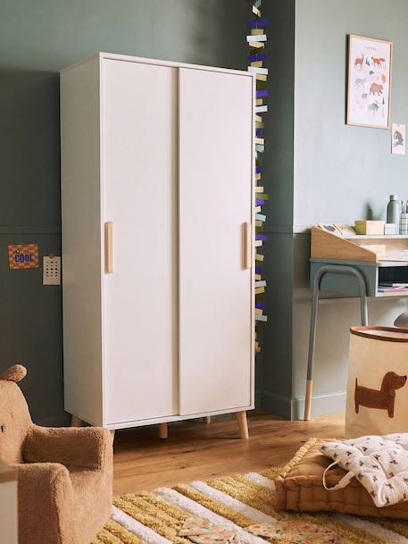 Armoire enfant 2 portes blanc 2 - vertbaudet enfant 