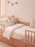 Parure housse de couette bébé gaze coton blanc imprimé 1 - vertbaudet enfant 
