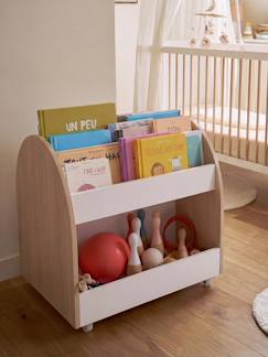 Chambre et rangement-Rangement livres et jouets à roulettes YEL