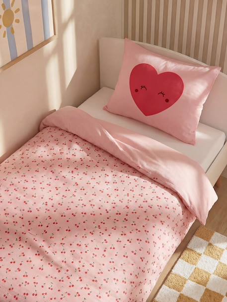 Parure Magicouette CERISE avec coton recyclé rose imprimé 1 - vertbaudet enfant 