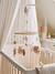 Mobile musical tissu et velours beige 1 - vertbaudet enfant 