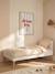 Lit enfant CONFETTI blanc/bois+rose 2 - vertbaudet enfant 
