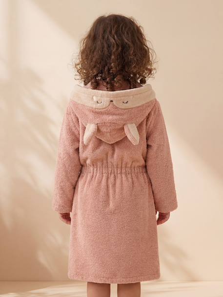 Peignoir enfant Biche personnalisable terracotta 2 - vertbaudet enfant 
