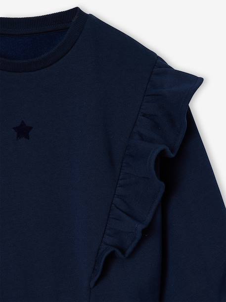 Robe manches longues fille écru+marine 9 - vertbaudet enfant 