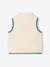Gilet sans manches bébé en sherpa écru+taupe 2 - vertbaudet enfant 