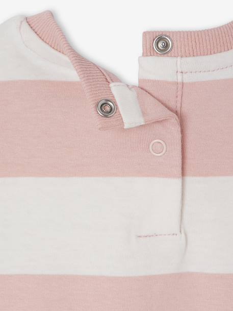 T-shirt manches longues bébé fille rose poudré 3 - vertbaudet enfant 