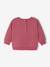 Sweat-shirt bébé fille message imprimé framboise+rose poudré+vanille 2 - vertbaudet enfant 