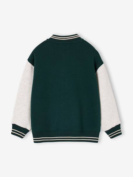 Sweat teddy garçon marine+vert sapin 11 - vertbaudet enfant 