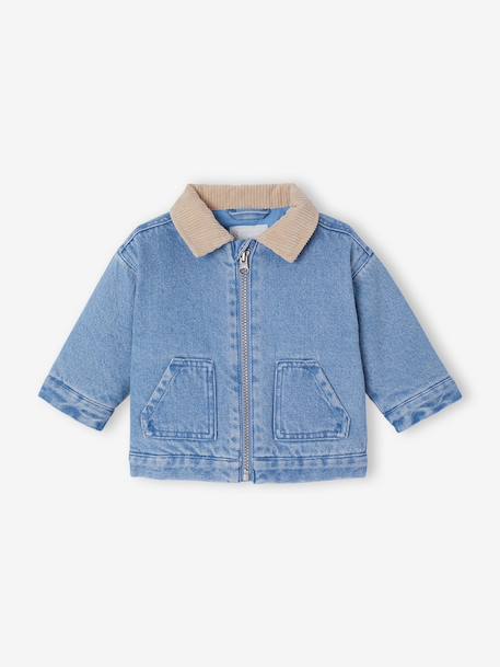 Veste jean bébé garçon stone 1 - vertbaudet enfant 