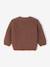 Gilet bébé col V en maille grosse jauge bleu grisé+chocolat 6 - vertbaudet enfant 